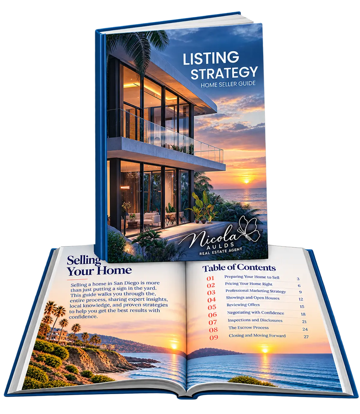Nicola Aulds Realty Home Seller Guide that help people sell a home in San Diego